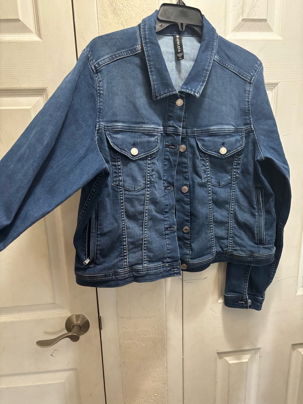 Athleta Denim Trucker Jacket - Blue